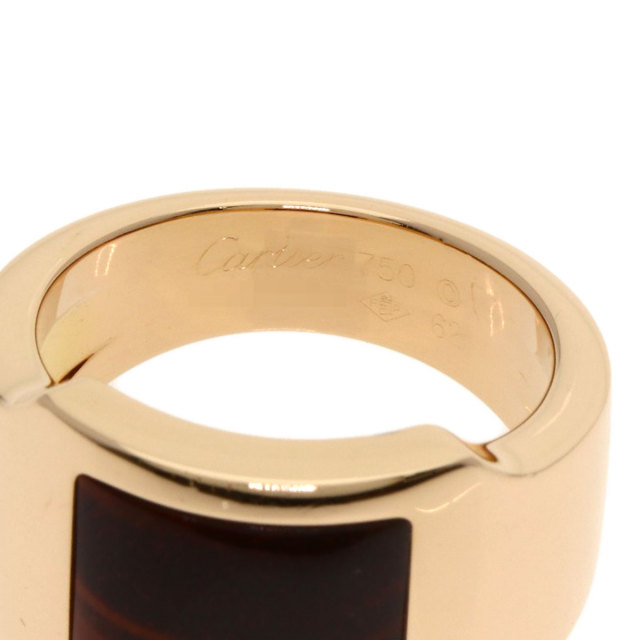 カルティエ　サントスデュモン　タイガーアイ　リング　６２ カルティエ サントスデュモン タイガーアイ リング 62 CARTIER