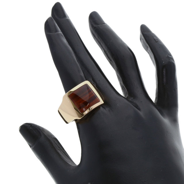 カルティエ　サントスデュモン　タイガーアイ　リング　６２ CARTIER カルティエ サントス デュモン タイガーアイ #62 リング・指輪