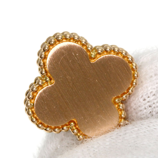 ヴァンクリーフ＆アーペル ネックレス ヴィンテージ アルハンブラ ブルズアイ 1P ダイヤモンド