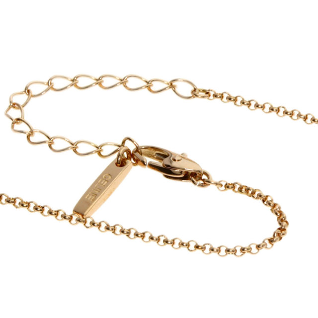 CELINE セリーヌ チェーン 42cm ネックレス K18ピンクゴールド