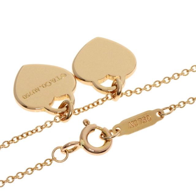 TIFFANY&Co. ティファニー ダブルハート ネックレス K18ピンク