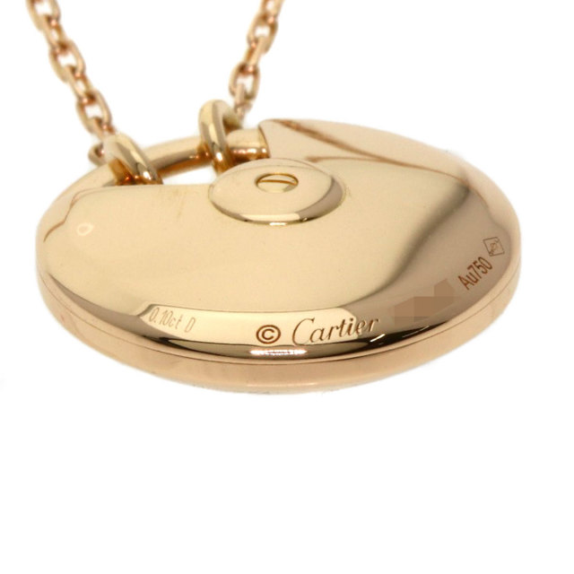 8月最終セール 極美品 カルティエ アミュレット XSサイズ オニキス Cartier カルティエ アミュレット オニキス ダイヤモンド
