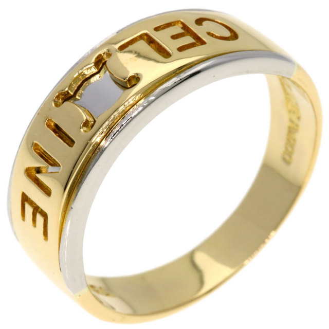 CELINE マカダム リング 22号 CELINE セリーヌ マカダム リング・指輪 プラチナPT900/K18YG