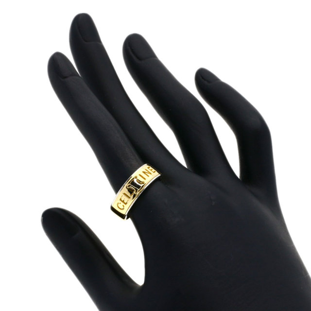 CELINE セリーヌ マカダム リング・指輪 プラチナPT900/K18YG