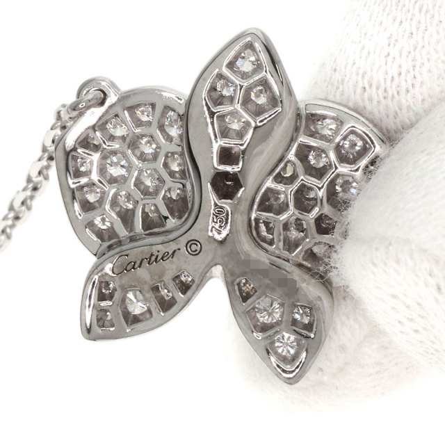 CARTIER カルティエ カレス ドルキデ パル ダイヤモンド ネックレス
