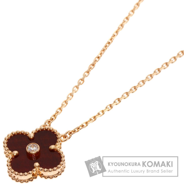 ［VINTAGE]ヴィンテージアルハンブラシェルネックレス★ABランク SummerSALE開催! 8/9～8/18 10時迄!】Van Cleef & Arpels ヴァン