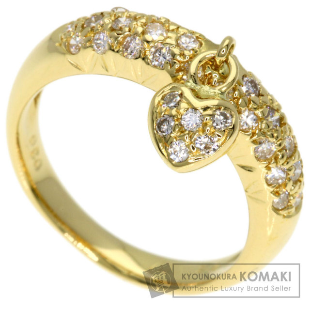 24/美品 ポンテヴェキオ K18 ハートダイヤ0.501ct リング 指輪 24/美品 ポンテヴェキオ K18 ハートダイヤ0.501ct リング 指輪