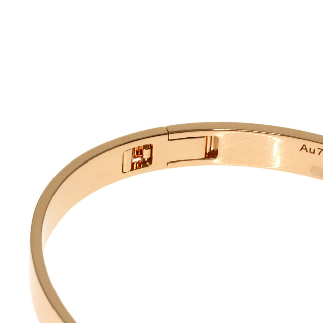 HERMES エルメス H ダンクル ダイヤモンド ブレスレット K18ピンク