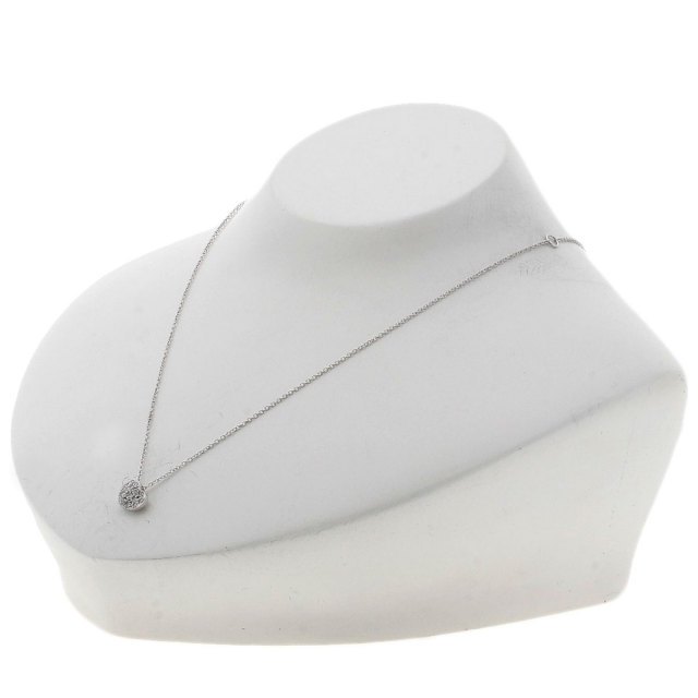 Ponte Vecchio ポンテヴェキオ ハート パヴェダイヤモンド ネックレス