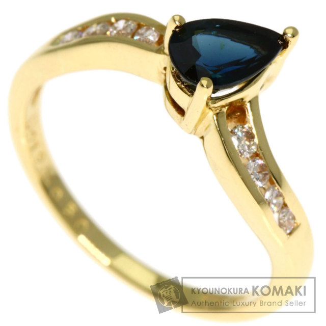 MIKIMOTO ミキモト サファイア ダイヤモンド リング・指輪 K18