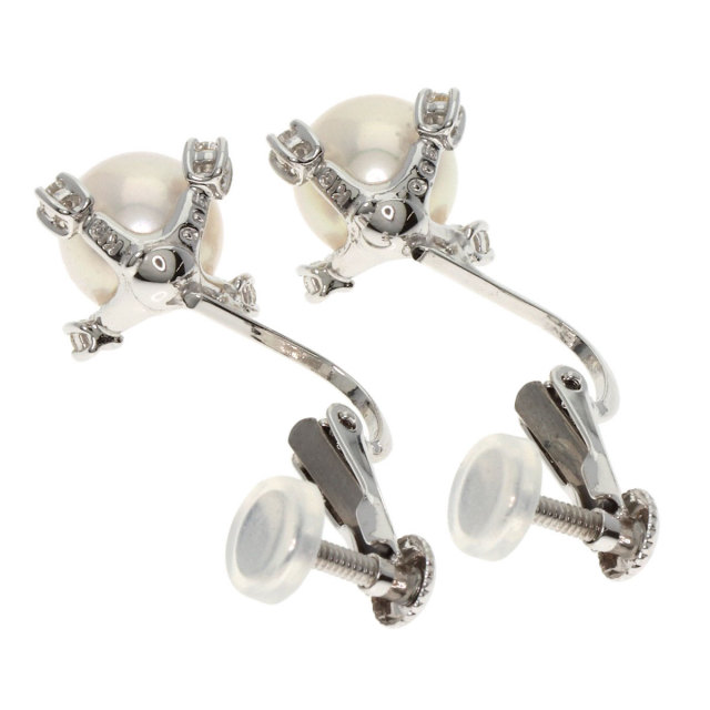 TASAKI タサキ ピアス・イヤリング K14WG - 4811025A0011 デインジャー ファング イヤリング E-4394-18KYG|クリップタイプ