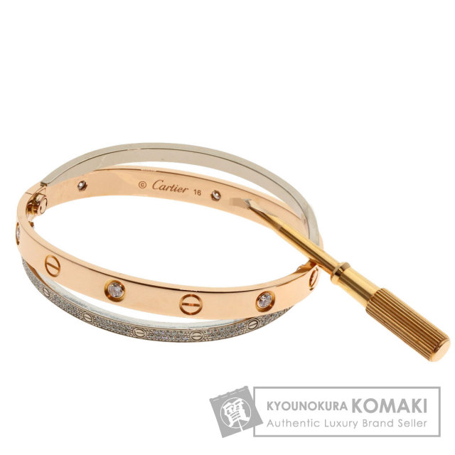 CARTIER カルティエ Love ブレスレットフル ダイヤモンド #16