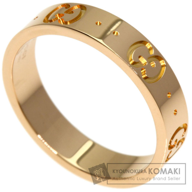 GUCCI グッチ アイコン #9 リング・指輪 K18ピンクゴールド レディース
