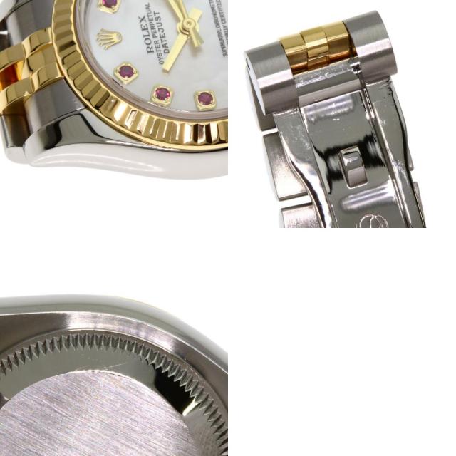 ロレックス 腕時計 デイトジャスト 10P ルビー