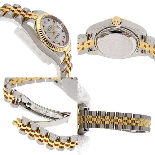 ロレックス 腕時計 デイトジャスト 10P ルビー