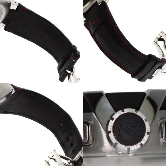 LOUIS VUITTON ルイヴィトン Q1052 タンブール クロノグラフ GMT