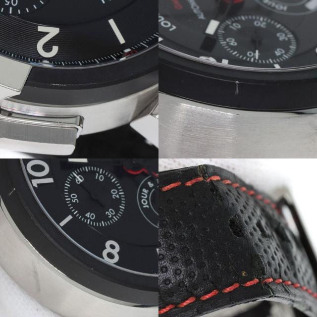 LOUIS VUITTON ルイヴィトン Q1052 タンブール クロノグラフ GMT