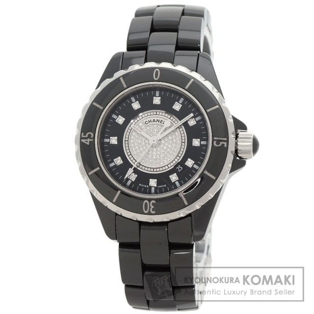 CHANEL シャネル H6784 J12 エディション1 33mm 世界555本限定 腕時計 セラミック セラミック レディース [中古] CHANEL - CHANEL シャネル H6784 J12 エディション1 33mm 世界555本