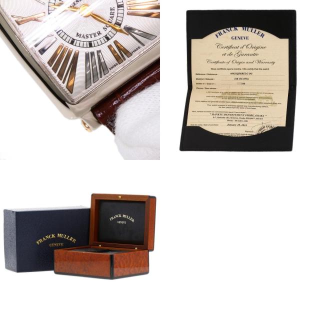 FRANCK MULLER フランクミュラー 60002 S QZ R REL マスタースクエア