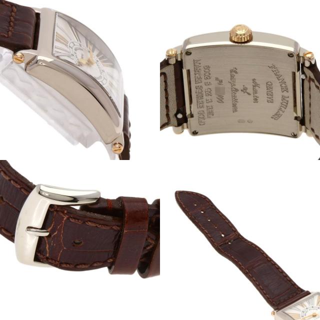 FRANCK MULLER フランクミュラー 60002 S QZ R REL マスタースクエア 100本限定 腕時計 K18WG 革 レディース [中古] FRANCK MULLER フランクミュラー 60002 S QZ R REL マスタースクエア