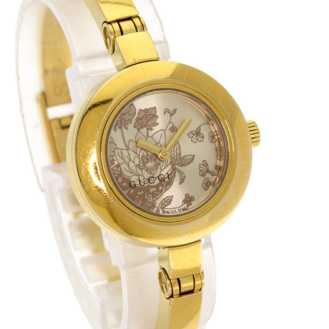 美品✨️ GUCCI グッチ 腕時計 レディース クオーツ バンデュー フローラ GUCCI/グッチ】 バンデュー フローラ フラワー 104/YA104511
