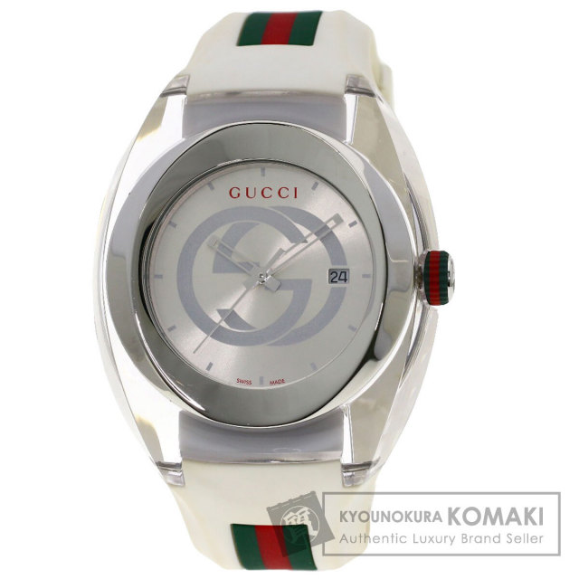 【美品】GUCCI グッチ SYNC 腕時計 137.1 GUCCI グッチ 137.1 SYNC シンク 腕時計 ステンレススチール