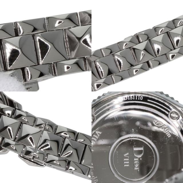 Dior ディオール CD151110M001 モンテーニュ ダイヤモンドベゼル 腕時計 SS SS レディース [中古] Dior ディオール CD151110M001 モンテーニュ ダイヤモンドベゼル