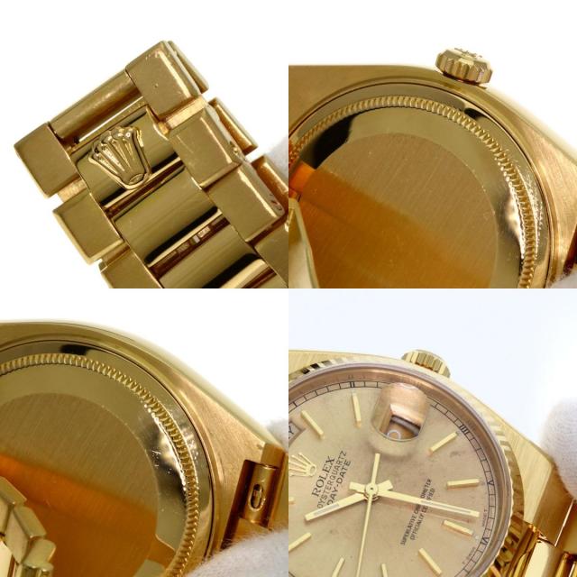 ROLEX ロレックス 19018 オイスタークォーツ デイデイト 腕時計 K18