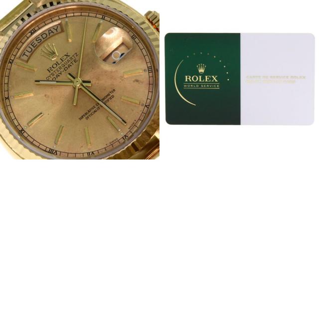 ロレックス 腕時計 オイスタークォーツ デイデイト