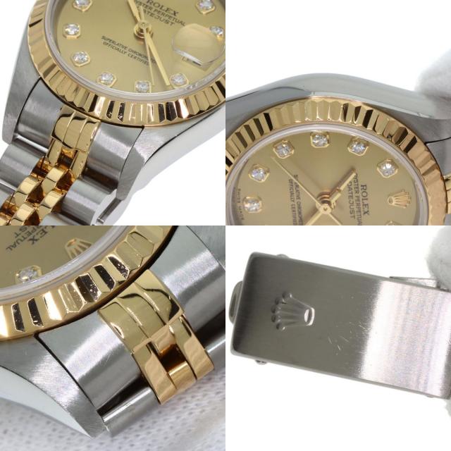 ロレックス 腕時計 デイトジャスト 10P ダイヤモンド