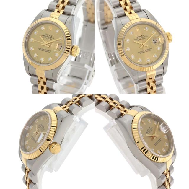 ロレックス 腕時計 デイトジャスト 10P ダイヤモンド