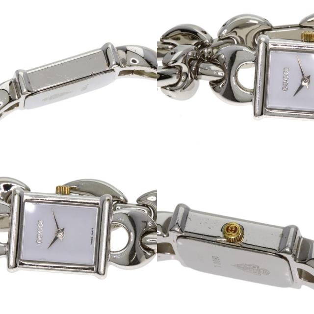 GUCCI グッチ 1800L スクエアフェイス 腕時計 ステンレススチール/SS