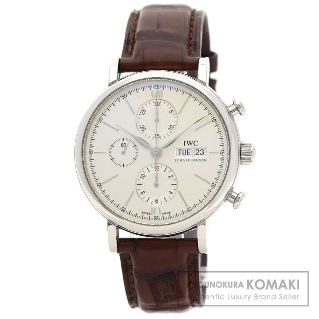 アイダブリューシー 腕時計 ポートフィノ クロノグラフ