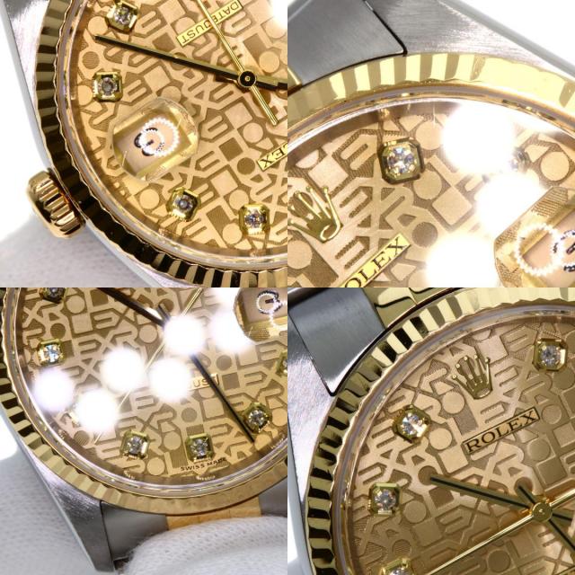 ロレックス 腕時計 デイトジャスト 10P ダイヤモンド