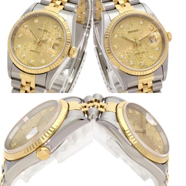 ロレックス 腕時計 デイトジャスト 10P ダイヤモンド