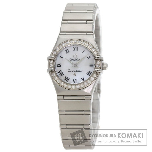 266サルバトーレ　フェラガモ　ガンチーニ　12P ダイヤ　シェル　腕時計 Salvatore Ferragamo サルヴァトーレフェラガモ ガンチーニ 12P