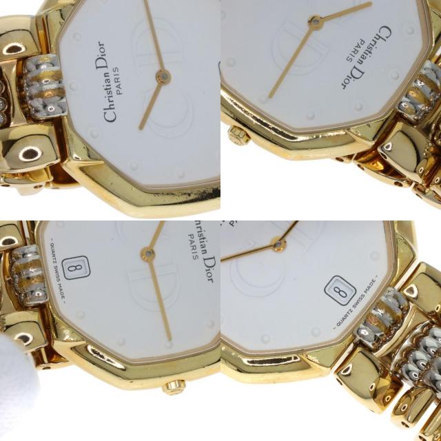 CHRISTIAN DIOR クリスチャンディオール D45-134 オクタゴン 腕時計 GP
