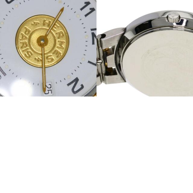 HERMES エルメス セリエ 腕時計 ステンレススチール/SSxGP メンズ