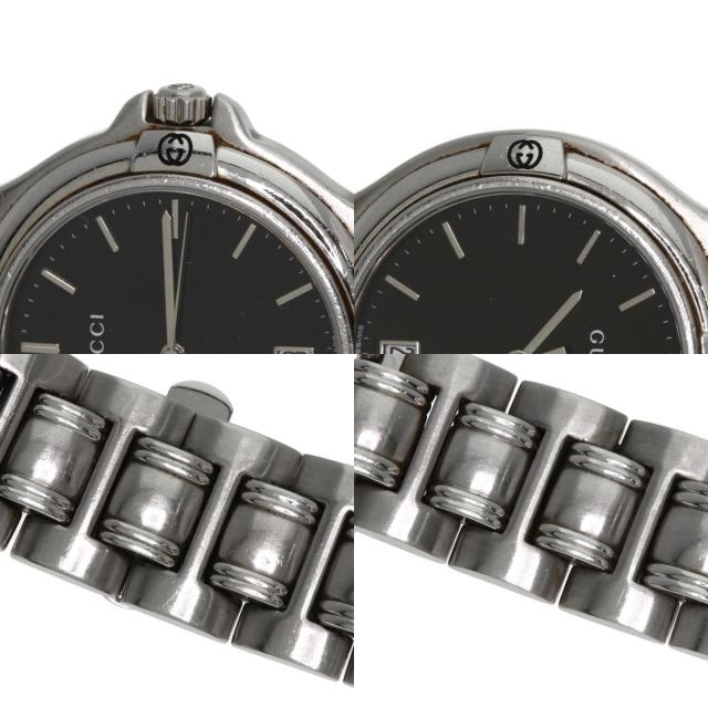 GUCCI グッチ 9040M ラウンドフェイス 腕時計 ステンレス