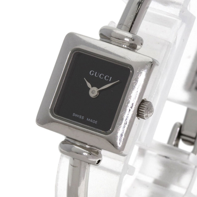 GUCCI グッチ 1900L スクエアフェイス バングル 腕時計
