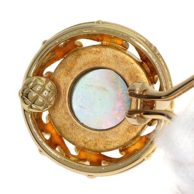 MIKIMOTO ミキモト ピクウェ シェル イヤリング K18イエローゴールド