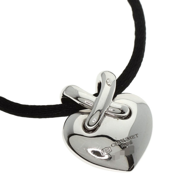 15日までお値引き　ショーメ　リアン　ネックレス　k18 ＷＧ　ホワイトゴールド Chaumet ショーメ リアンハート ネックレス 18金 K18ホワイト