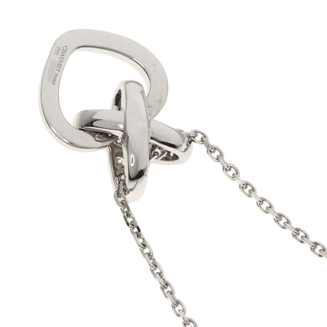 Chaumet ショーメ リアン ハート ダイヤモンド ネックレス K18ホワイト