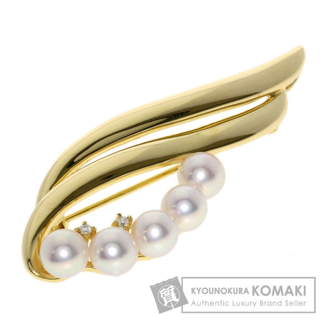 タサキ ブローチ パール ダイヤモンド