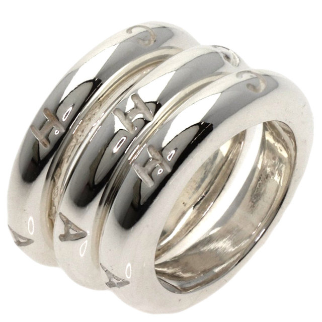 CHANEL シャネル ロゴ 3連 リング・指輪 シルバー レディース