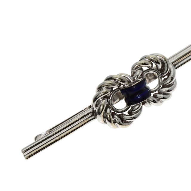 ショーメ Chaumet  エナメル タイピン カフス セット  タイピン K18ホワイトゴールド メンズ  中古 Chaumet ショーメ エナメル タイピン カフス セット タイピン K18