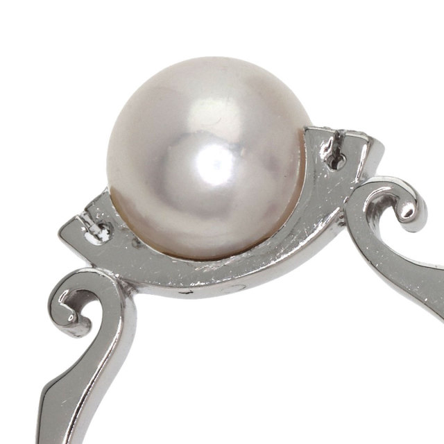 MIKIMOTO ミキモト パール 真珠 ダイヤモンド リング・指輪 K14