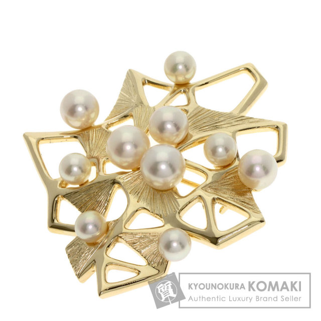 ミキモトの真珠ブローチ MIKIMOTO - ミキモト ブローチ パール 真珠 4.0-5.3mm 幸福の木