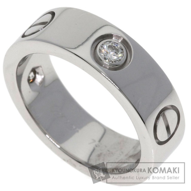 CARTIER カルティエ ラブリング 3P ダイヤモンド #48 リング・指輪 K18