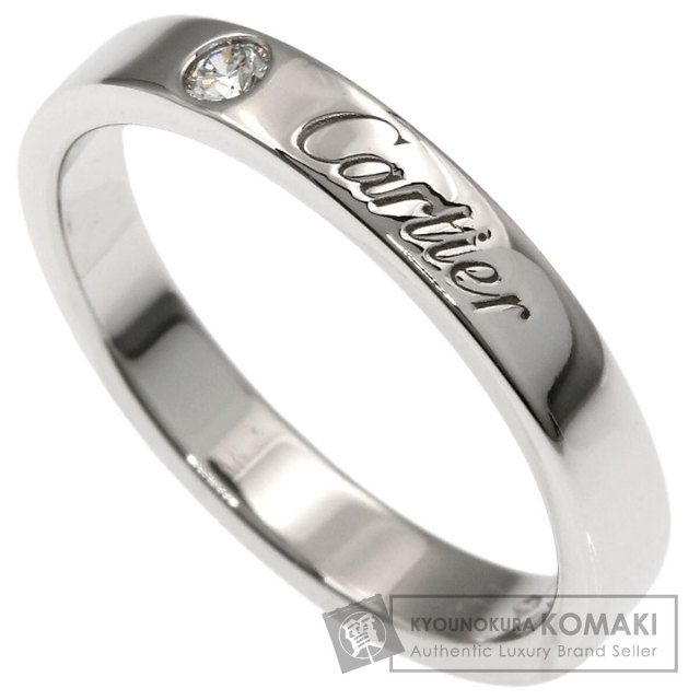 カルティエ リング・指輪 エングレー ブド 1P ダイヤモンド #52